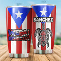 Customize Name Wepa Boricua Puerto Rico Steel Tumbler MH06012006