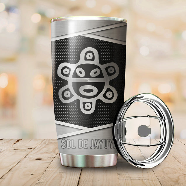 Customize Name Sol Taino Puerto Rico Steel Tumbler MH06012003