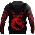 The Red Moon Wolf 3D All Over Printed Unisex Shirt