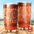 Customize Name Sol Taino Puerto Rico Steel Tumbler TNA08012101