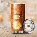 Customize Name Maga Flower Puerto Rico Steel Tumbler TNA08012102