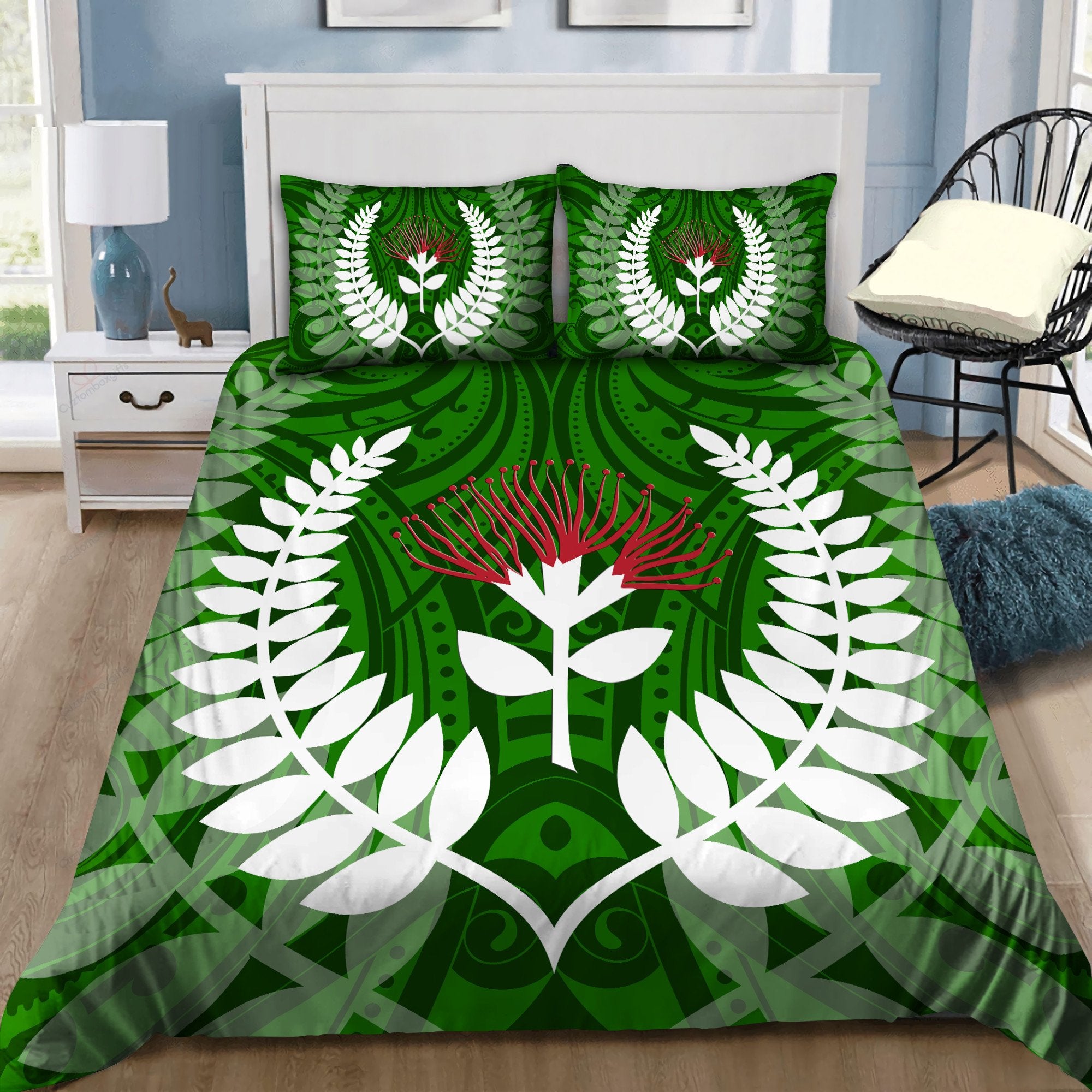 New Zealand 3D all over printed bedding set