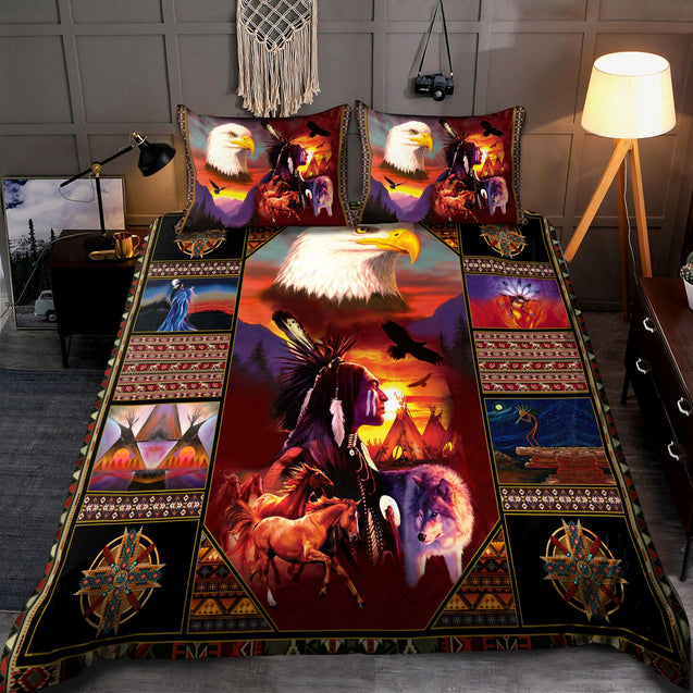 Native World 3D All Over Printed Bedding Set