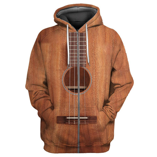 Premium Ukulele 3D All Over Printed Unisex Shirts