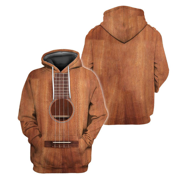 Premium Ukulele 3D All Over Printed Unisex Shirts