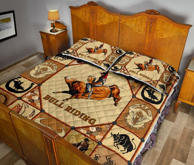 Bull Riding Quilt Bedding Set DD12012104