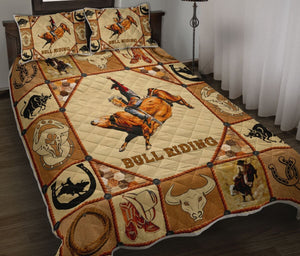 Bull Riding Quilt Bedding Set DD12012104