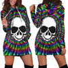 Tie Dye Skull Hoodie Dress For Women SN13012102
