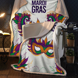 Mardi Gras 3D All Over Printed Blanket