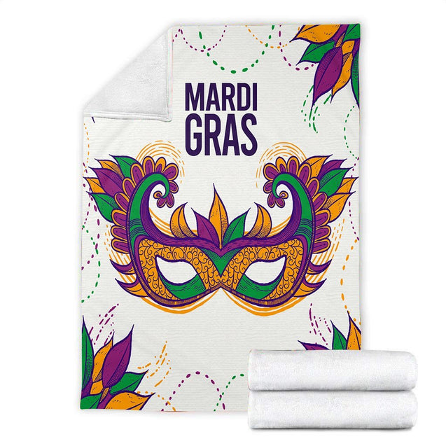 Mardi Gras 3D All Over Printed Blanket