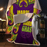 Mardi Gras 3D All Over Printed Blanket