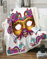 Mardi Gras 3D All Over Printed Blanket