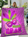 Mardi Gras 3D All Over Printed Blanket