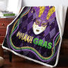 Mardi Gras 3D All Over Printed Blanket