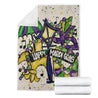 Mardi Gras 3D All Over Printed Blanket