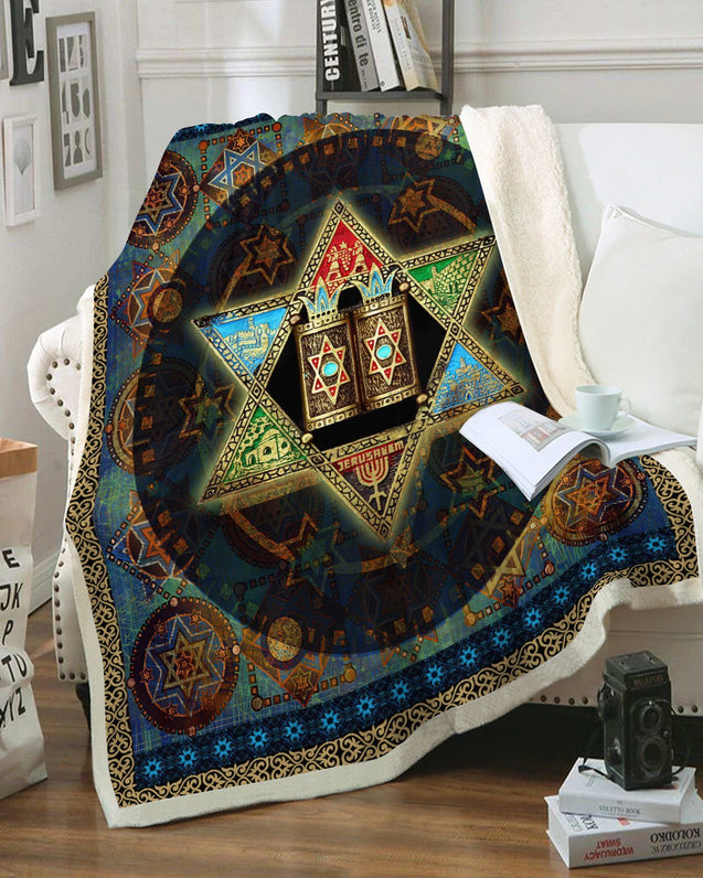 Jewish 3D All Over Printed Blanket