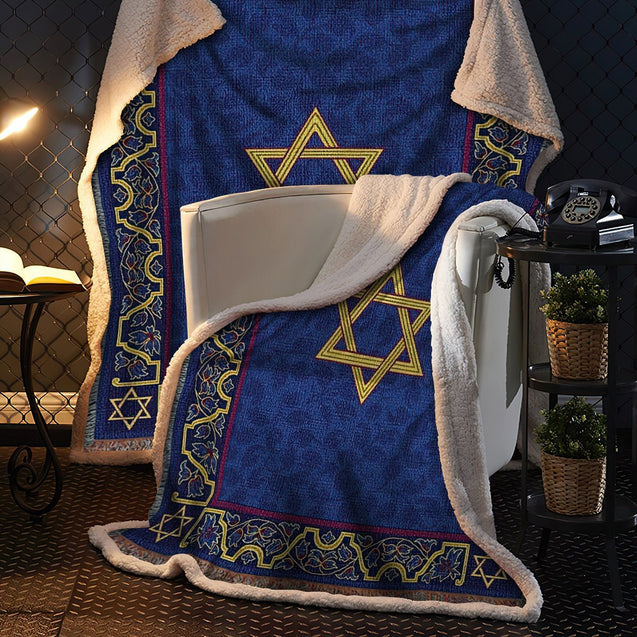 Jewish 3D All Over Printed Blanket