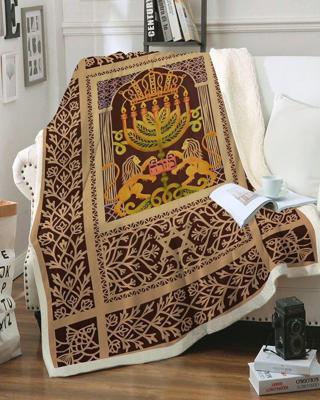 Jewish 3D All Over Printed Blanket