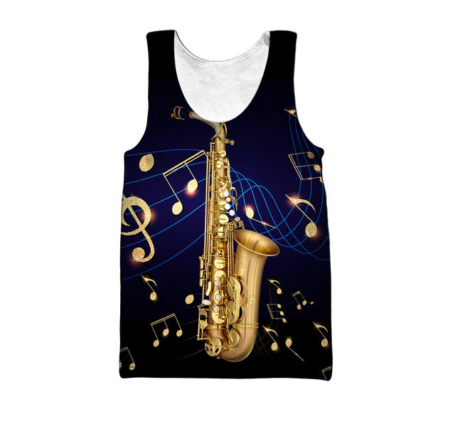 Saxophone Musical Instrument 3D All Over Printed Shirts For Men And Women TN