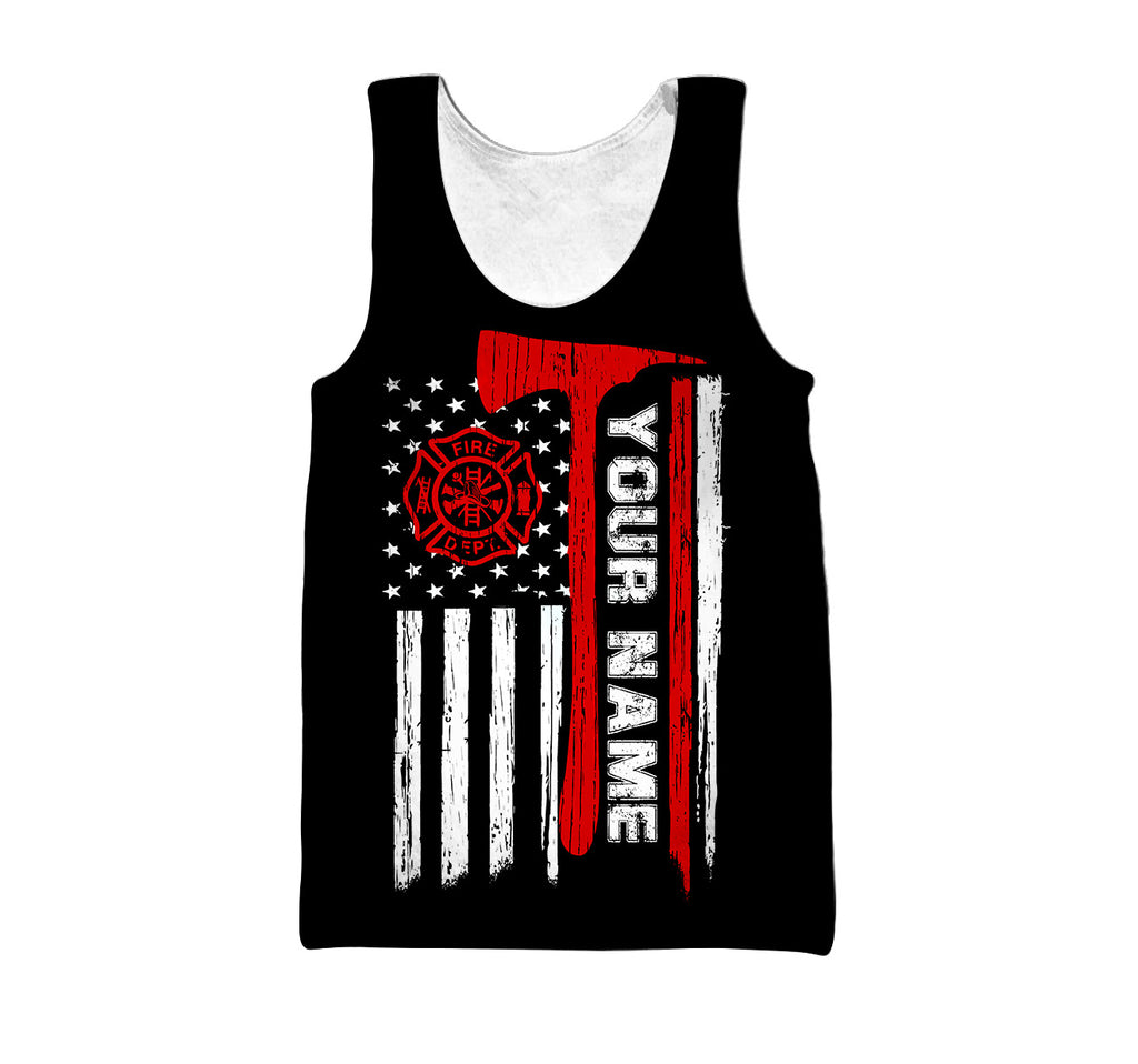 Customize Name Firefighter 3D All Printed Hoodie For Men And Women DA21012001