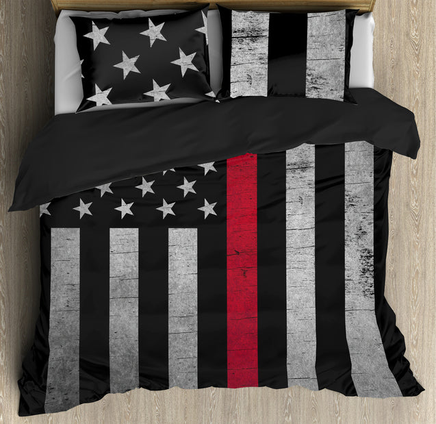 The Red Line Firefighter Bedding Set DD22012106