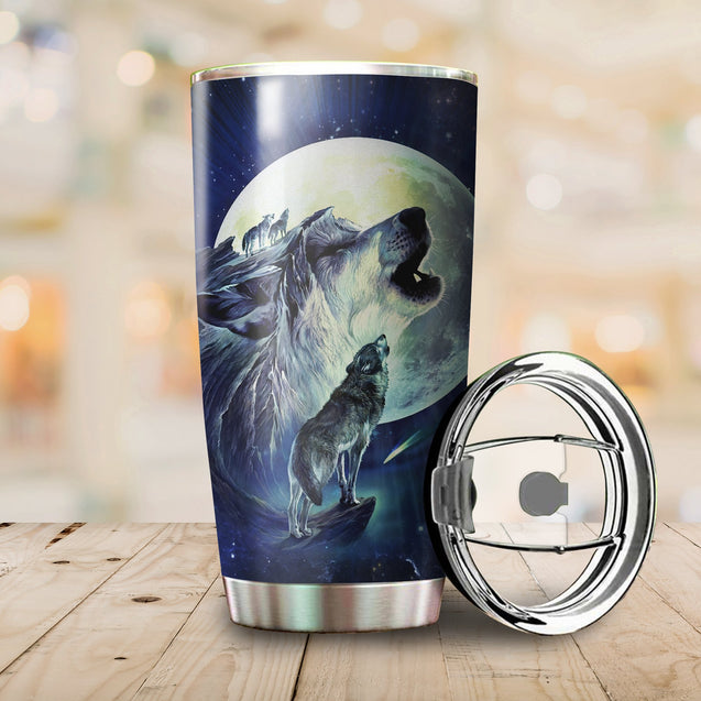 Wolf Steel Tumbler