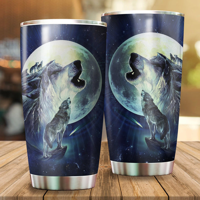 Wolf Steel Tumbler