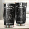 Customize Name Skull Stainless Steel Tumbler Skull Couple