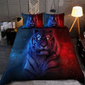 Tiger Galaxy 3D All Over Printed Bedding Set