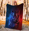 Tiger Galaxy 3D All Over Printed Blanket