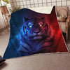 Tiger Galaxy 3D All Over Printed Blanket