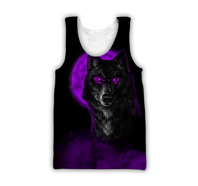 The Moon Wolf 3D All Over Printed Unisex Shirt