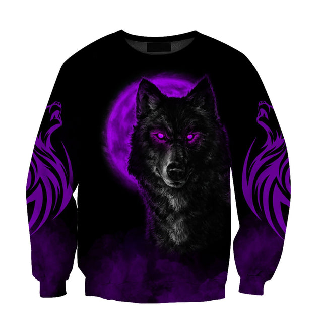 The Moon Wolf 3D All Over Printed Unisex Shirt