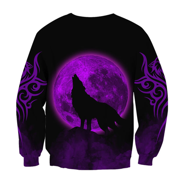 The Moon Wolf 3D All Over Printed Unisex Shirt