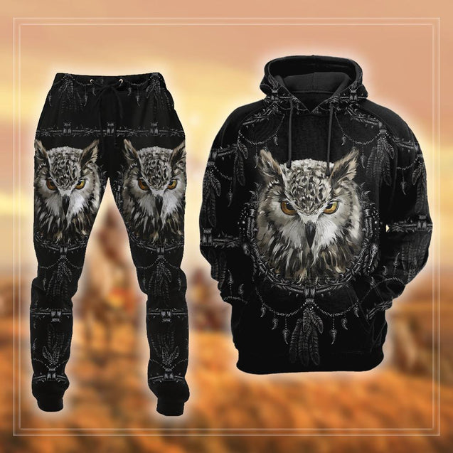 Owl Native American 3D All Over Printed Unisex Shirts