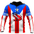 Customize Name Puerto Rico Coqui Hoodie For Men And Women TNA05022103