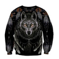 Wolf Native American 3D Over Printed Unisex Shirt