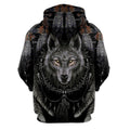 Wolf Native American 3D Over Printed Unisex Shirt