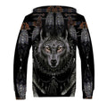 Wolf Native American 3D Over Printed Unisex Shirt