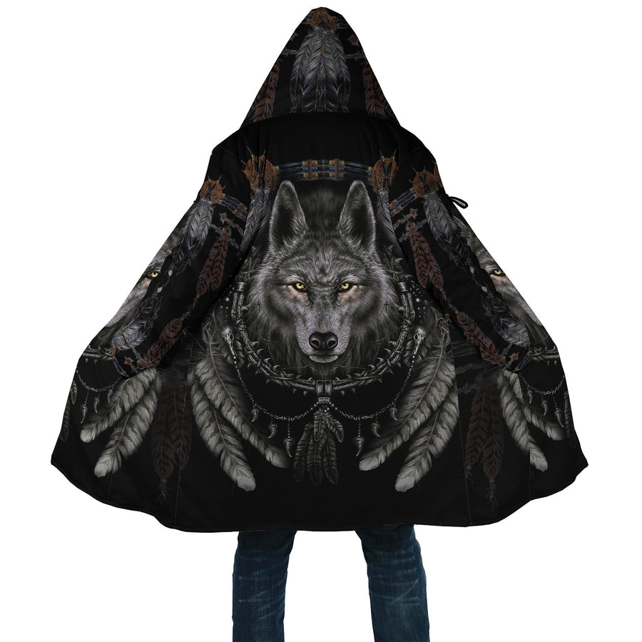 Wolf Native American 3D Over Printed Unisex Shirt