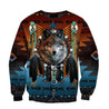 Wolf Native American 3D All Over Printed Unisex Shirts No 13