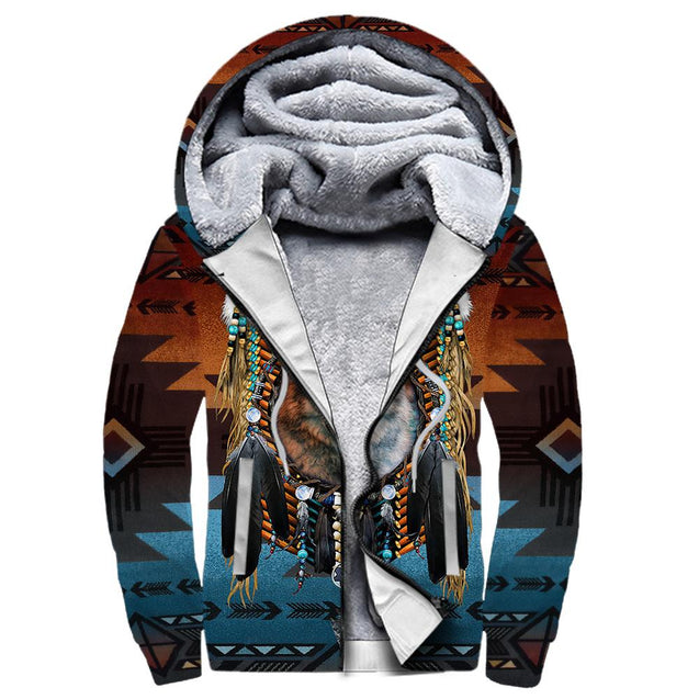 Wolf Native American 3D All Over Printed Unisex Shirts No 13