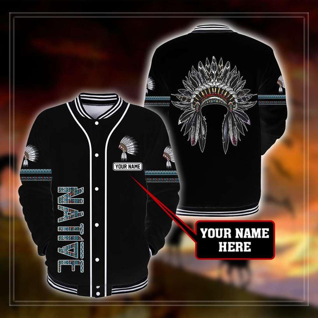 Custom Name Native American3D All Over Printed Unisex Shirts