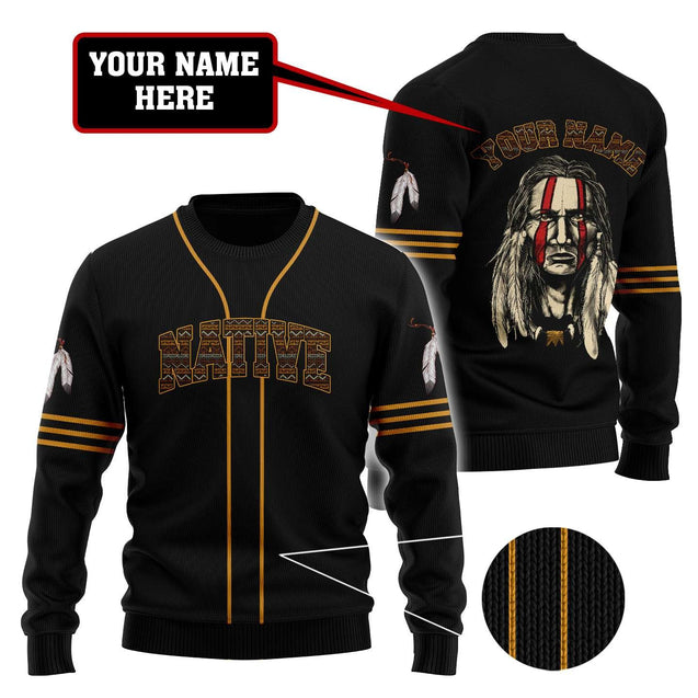 Custom Name Native American 3D All Over Printed Unisex Shirts