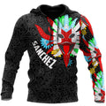 Customize Name Puerto Rico Mask Hoodie For Men And Women TNA06022103