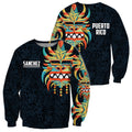 Customize Name Puerto Rico Mask Hoodie For Men And Women TNA06022104