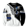 Customize Name Police 3D All Over Printed Unisex Shirts Skull