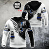 Customize Name Police 3D All Over Printed Unisex Shirts Skull