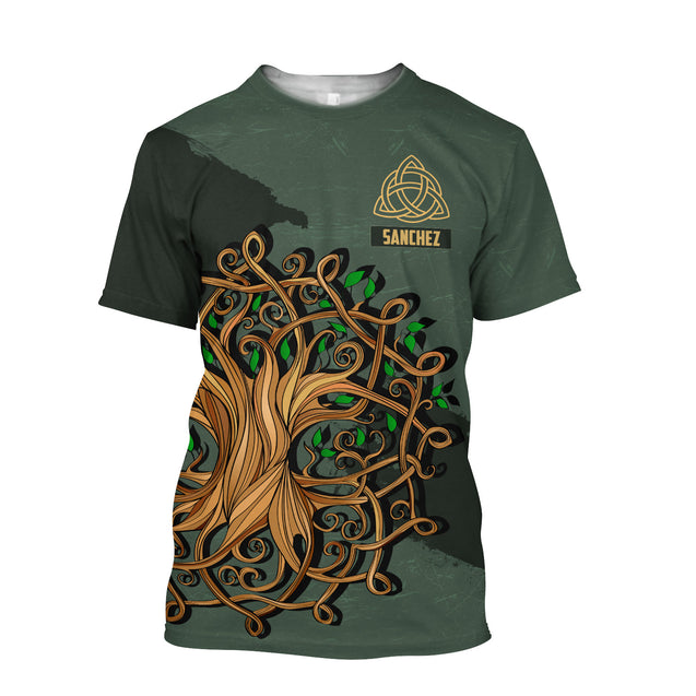 Customize Name Irish Tree Of Life Hoodie For Men And Women TNA25022101