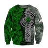 Customize Name Irish Shamrock And Cross Hoodie For Men And Women TNA25022102